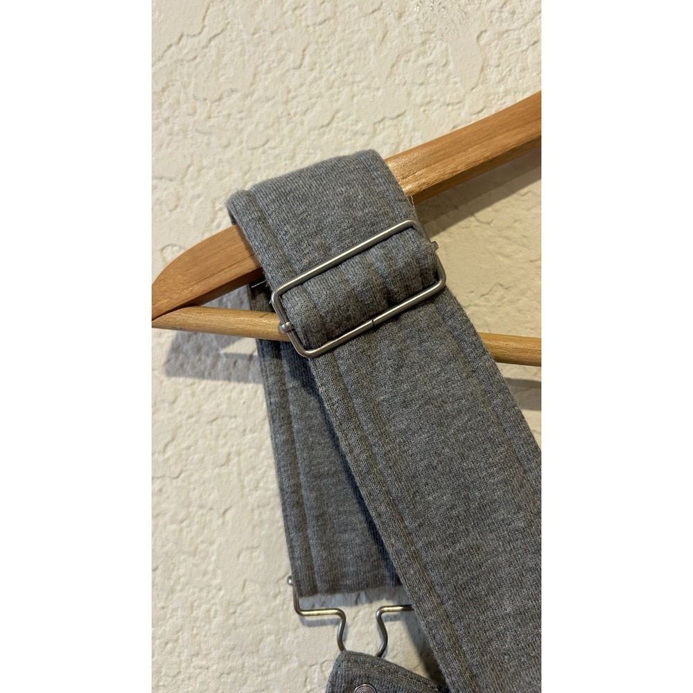 Empyre Men's Bib Overalls Gray Fleece Size M Loungewear Comfy Warm Outdoor - Picture 8 of 12